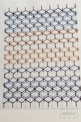 Bordado sashiko ejemplo 3