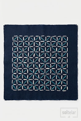 Bordado sashiko ejemplo 6